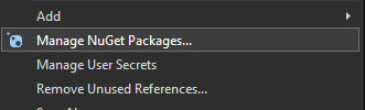 manage-nuget-packages