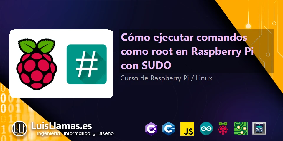 How to run commands as root on Raspberry Pi with SUDO