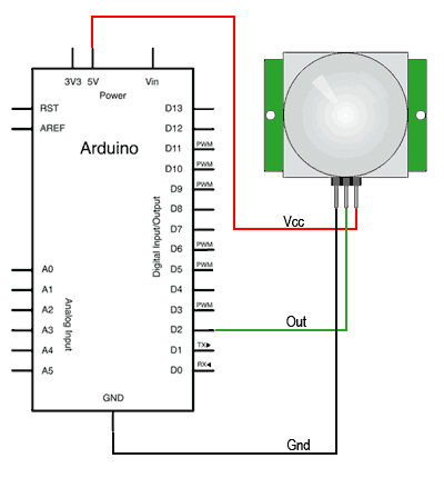 Detector de movimiento con Arduino y sensor PIR