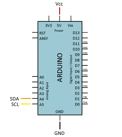 arduino-acelerometro-mma7455-conexion