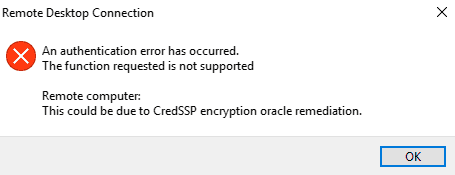 error-escritorio-remoto-credssp